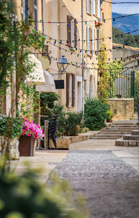 Street amidst buildings in city