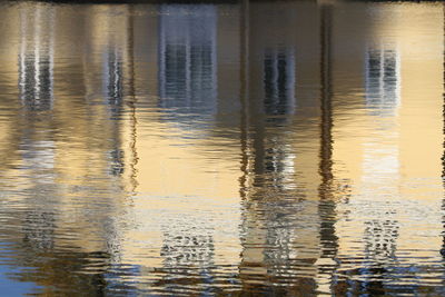 Reflection of clouds in water