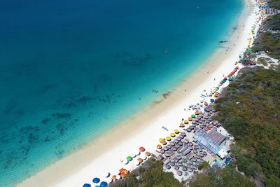 Aerial view of beach