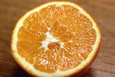 Close-up of orange slice