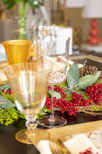 Close-up of drink on table