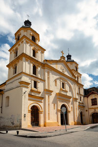 Low angle view of church