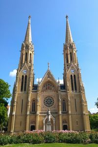 Low angle view of a church