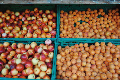 Food for sale at market stall