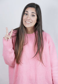 Portrait of a smiling young woman