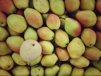 Full frame shot of fruits for sale in market