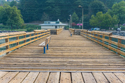 Boardwalk leading towards pier