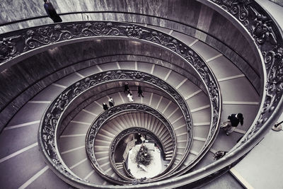 Vatican museum crazy stairs view
