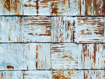 Full frame shot of old wooden wall