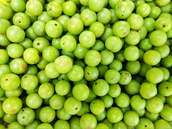 Full frame shot of green apples