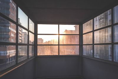 View of through window