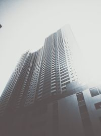 Low angle view of modern building against sky