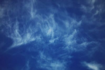 Low angle view of cloudy sky