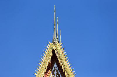 The roof of the temple