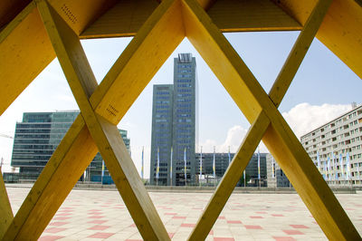 Modern office building against sky