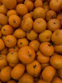 Full frame shot of oranges