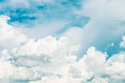 Low angle view of clouds in sky