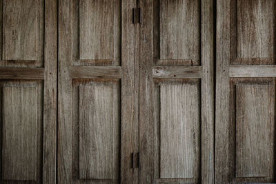 Full frame shot of wooden wall