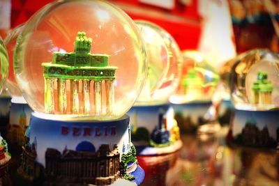 Close-up of objects for sale