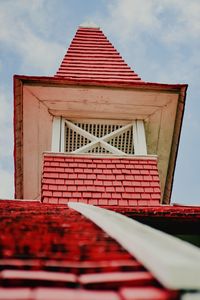 Low angle view of building against sky