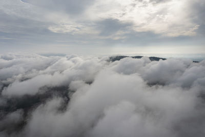 Low angle view of clouds in sky