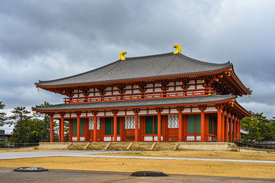 View of temple against sky