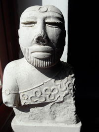 Close-up of statue of museum