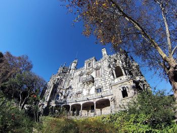 Low angle view of historical building