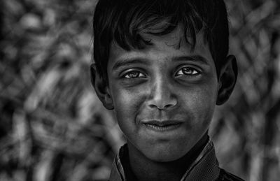 Portrait of smiling boy