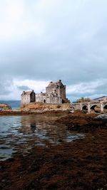 Old ruin building against sky