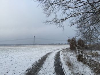 Snow covered landscape