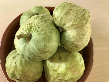 Close-up of fruits on table