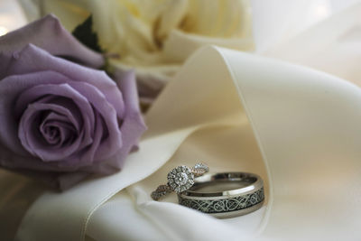 Close-up of rose bouquet