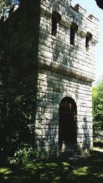 Low angle view of old building