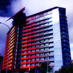 Low angle view of building against sky