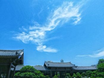 Built structure against blue sky