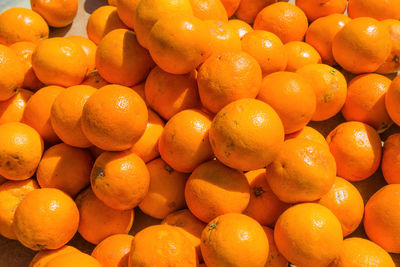 Full frame shot of oranges