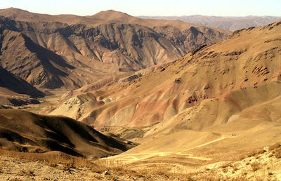 Scenic view of landscape and mountains