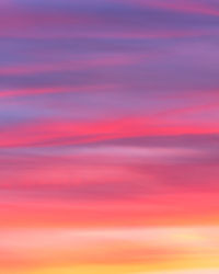 Scenic view of dramatic sky during sunset