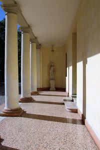 Statue in corridor