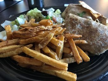 Close-up of food on plate
