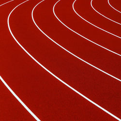 Full frame shot of running track