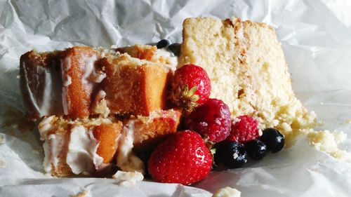 Close-up of cake