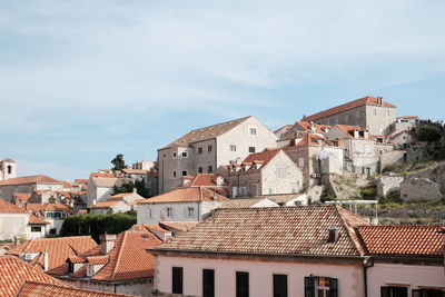 Dubrovnik croatia old town red tile roofs beautiful history