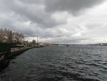 View of city at waterfront