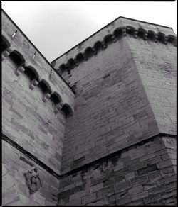 Low angle view of old building