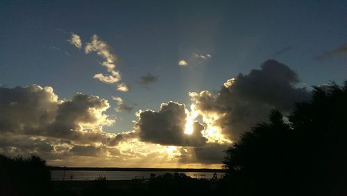 Scenic view of sunset sky