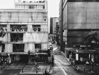 Street amidst buildings in city