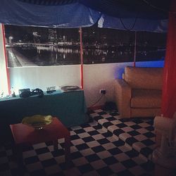 View of empty chairs