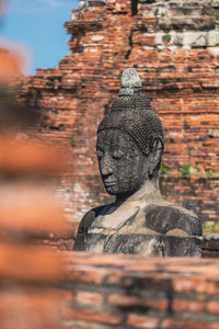 The beauty of buildings in ayutthaya, thailand it is a precious and rare thing.